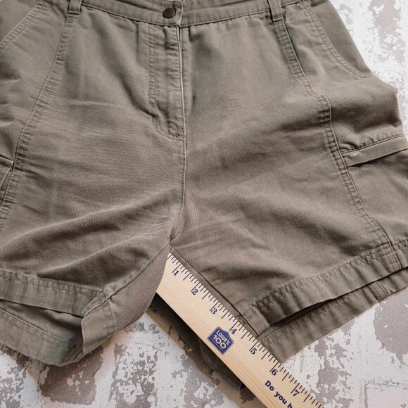 2440 Woolrich Women's Adjustable Waist Cargo Shorts‎ Size 12 - Picture 3 of 5